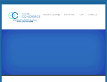 Tablet Screenshot of eliteconciergesi.com